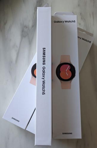 Samsung Galaxy Watch5 SM-R900 40mm Aluminium Case with Sport Band - Pink Gold... - Picture 4 of 5