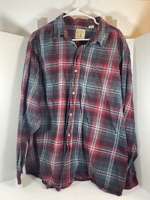 Redhead Long sleeve button up shirt flannel Size 2XL
