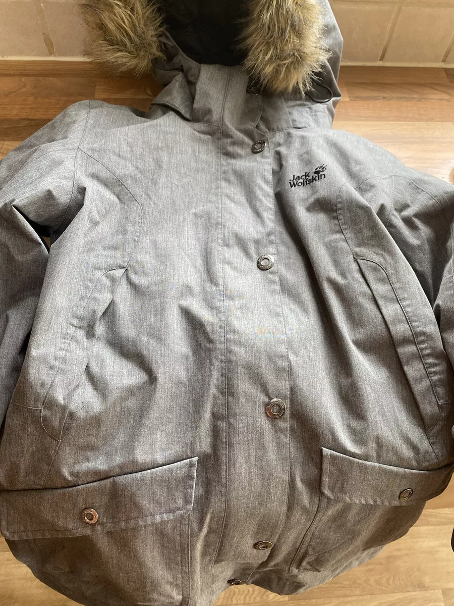 Jack wolfskin best sale jacket grey