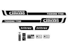 KIT ADESIVI TRATTORE ANTONIO CARRARO TIGRONE 7700