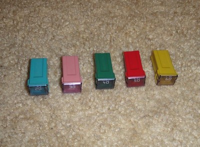 Qty 5  PEC SBFC-JT Fuse Cartridge 20A 30A 40A 50A 60A Pacific Engineering Japan