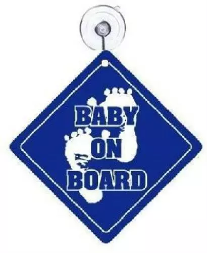 It's a Boy Birth Announcement Kit - Stork Yard Sign, Baby on Board and Baby Slee - Picture 3 of 3