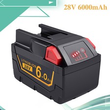Al litio Batteria 6Ah 28V per Milwaukee AEG M28B M28 MC28V M28BX MC28 48-11-2850