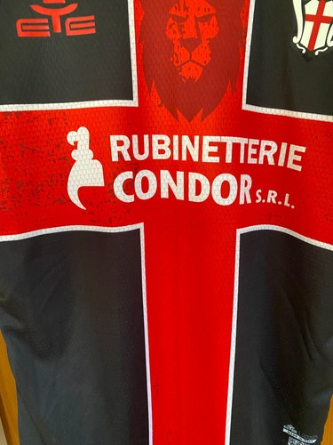 Trikot 2020/21 FC Pro Vercelli 1892 Auswärtstrikot Größe M Italien Fußball Serie C - Bild 6 von 12