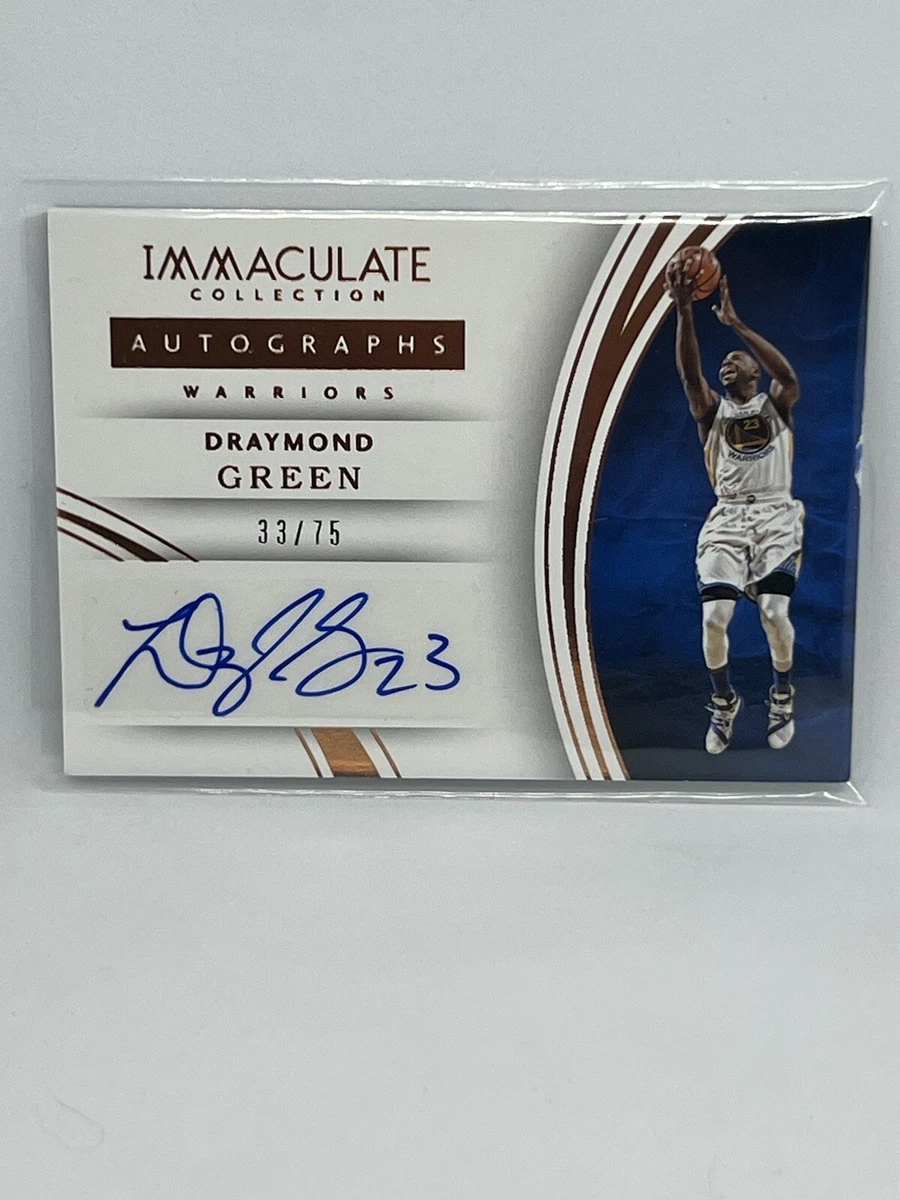 Panini Basketball Draymond Green Autographed Sports Trading Cards