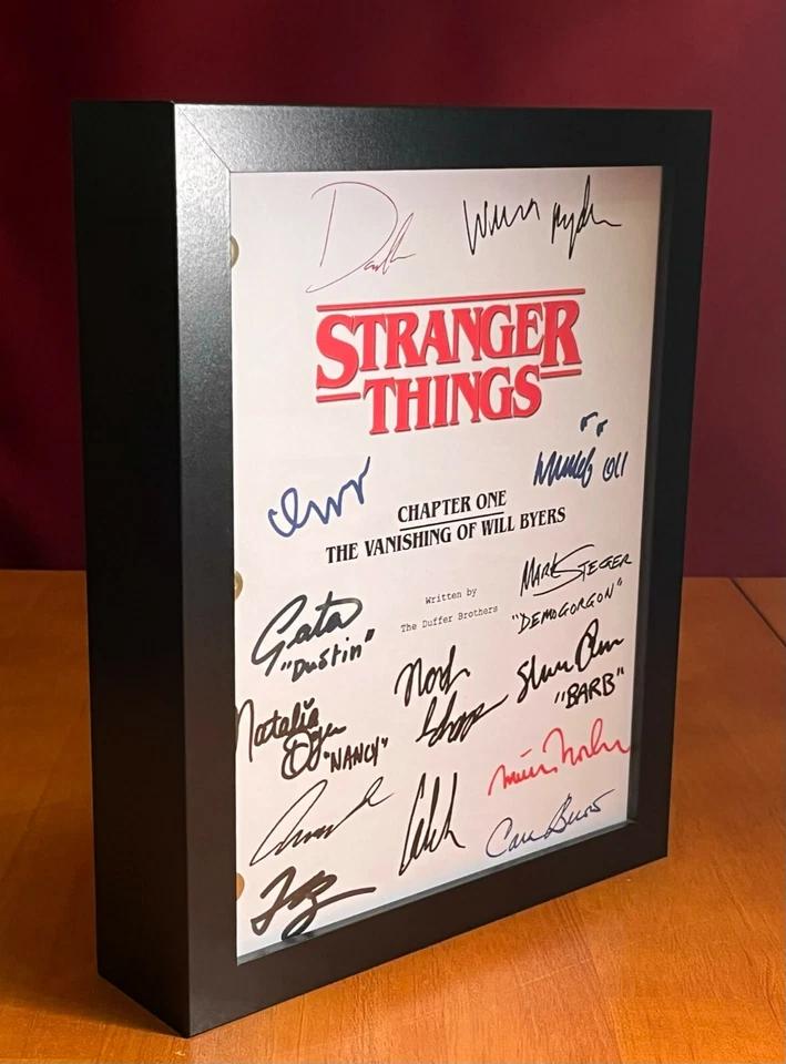 Stranger Things Pilot Script Signed- Vanishing of Will Byers- Autograph Reprints - Image 4 of 4