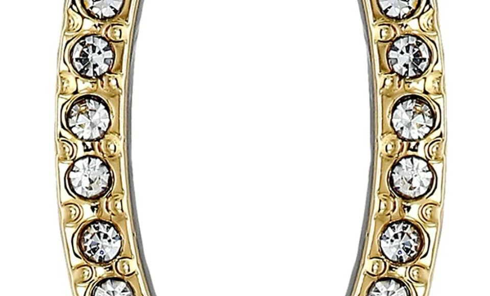 Pendientes de escalada de oreja Rebecca Minkoff (tono dorado/cristal) venta al por menor $38 Foto 4 de 4