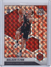 2020 Panini Mosaic Malachi Flynn #236 RC Orange Reactive Toronto Raptors