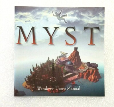 MYST CD-ROM PC Game Software Copyright 1993 / 1996 Vintage PC Game