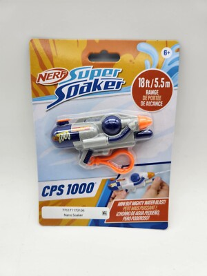 #ad #ad Brand New Nerf Mini Super Soaker CPS 1000 18ft Range Mini But Mighty Water Blast $12.99