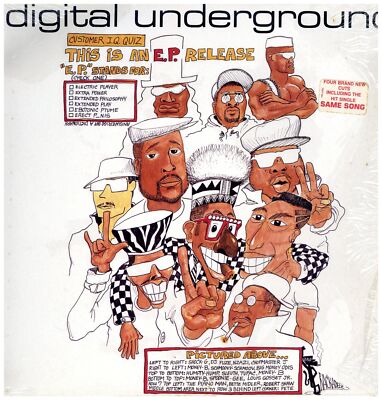 Digital Underground - This Is An E.P. Release '91 EP US ORG!VG+/EX W/S