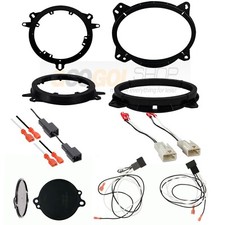 Dash, Front & Rear Door Speaker Bracket w/ Ha...
