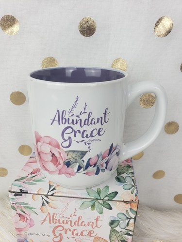 CTA Abundant Grace Mother's Day Floral Ceramic Mug New In Box - Picture 10 of 13