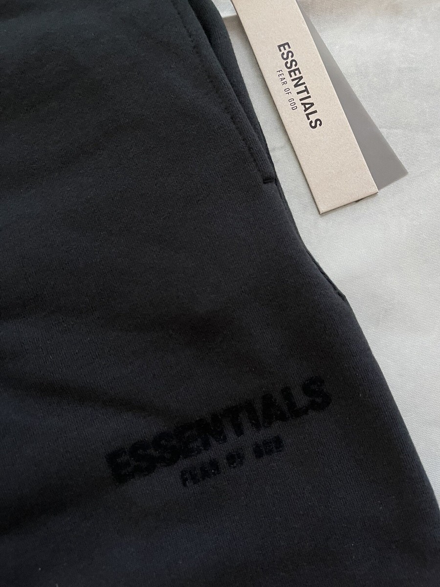 Fear of God Essentials Core Relaxed Fit Stretch Limo Black