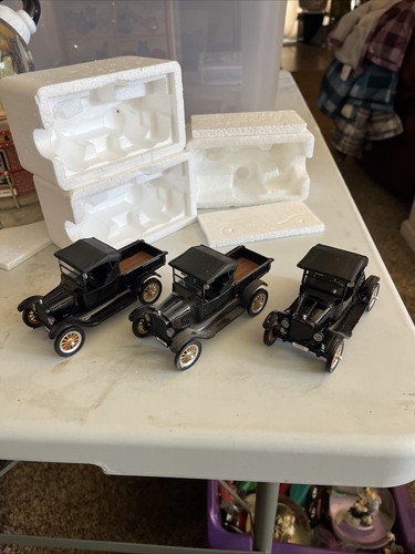 Ford Model T 1925 Black National Motor Museum Mint Model Trio W/packing Foam - Picture 1 of 3