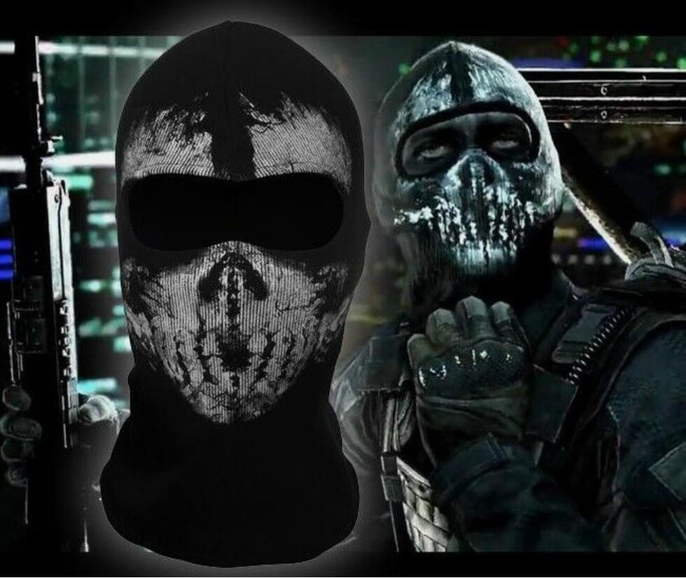 Call of Duty 10 Ghost COD Skull Full Face Mask Ski Skateboard Bike Hood