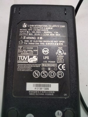 Original LI Shin Netzteil LSE9901A2070 AC power Adapter 20V 3.25A 65W 