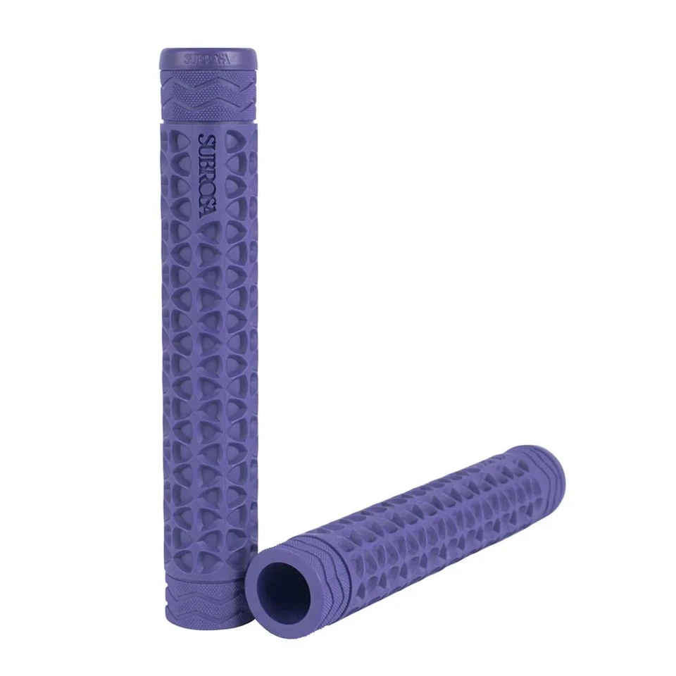 SUBROSA SAWTOOTH GRIPS + BAR ENDS GT HARO SE CULT KINK RANT SHADOW PURPLE NEW - Image 2 of 4