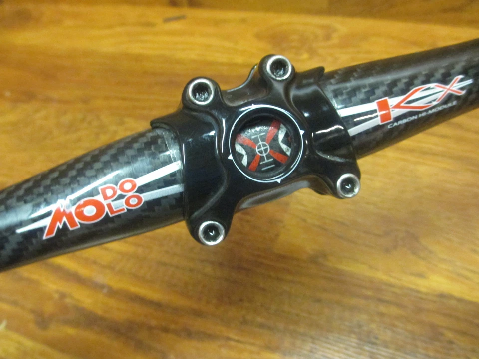 MODOLO KX COMPACT 31.8 x 44 CTC COMPACT CARBON HANDLEBARS  1 1/8 x 100 KALI STEM - Image 2 of 4