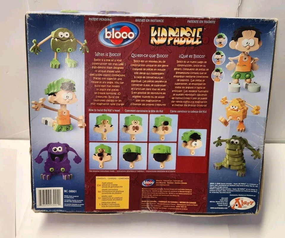 Juguete de espuma de construcción Bloco KID PADDLE Midam 2005 Alary Foto 2 de 3