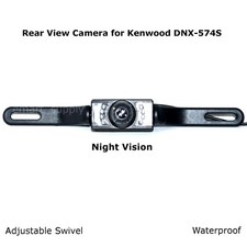 Rear View Camera Backup License Plate Night for Kenwood DNX-574S DNX574S 