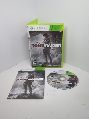 Tomb Raider (Microsoft Xbox 360, 2013) Complete CIB FRENCH GAME JEU FRANCAIS