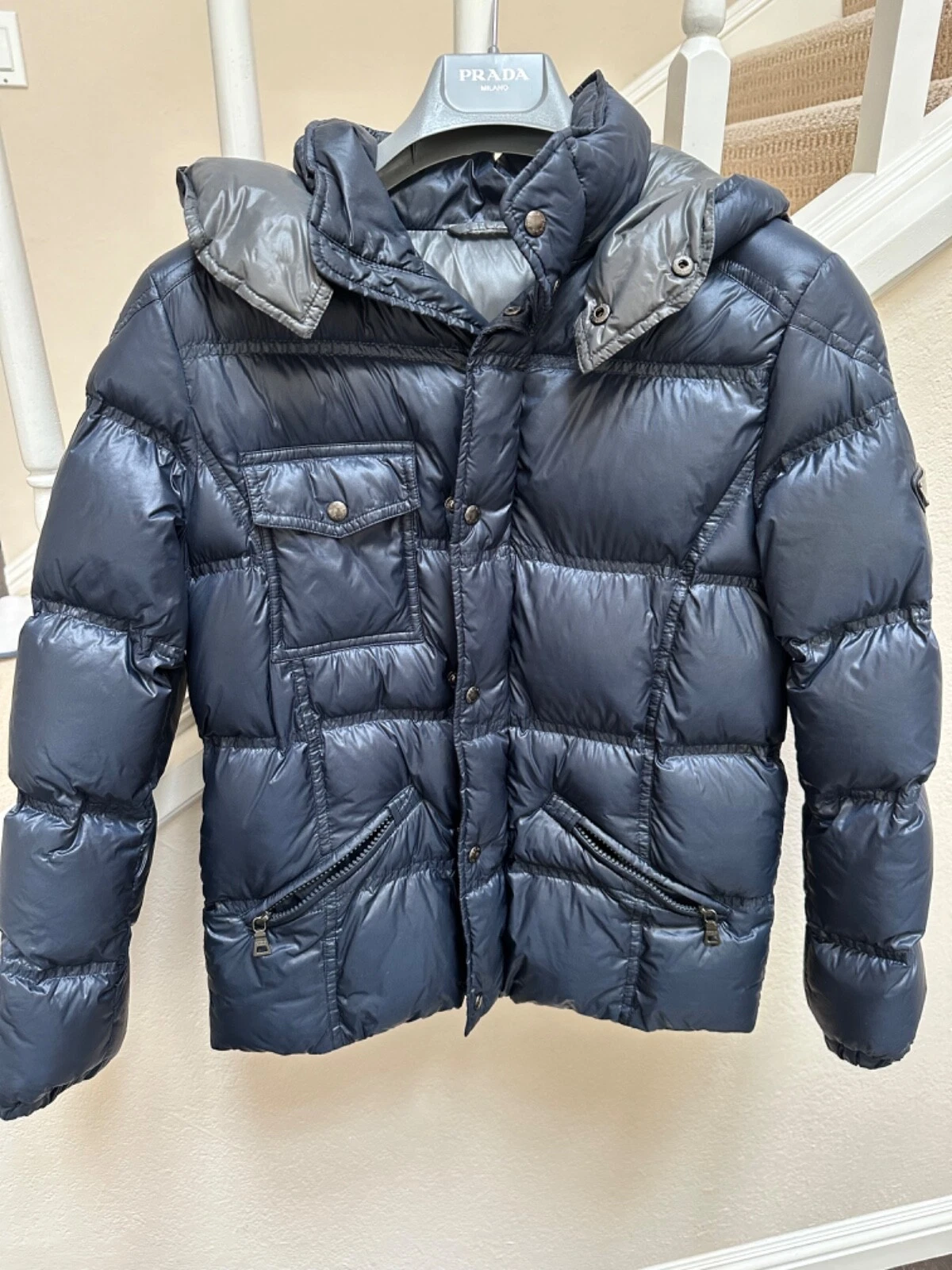 Cappotto piumino Prada bambino ragazzo taglia 10