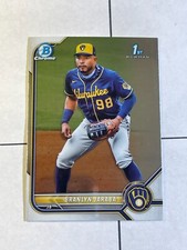 Branlyn Jaraba 2022 Bowman Chrome Prospect #BCP-15 Milwaukee Brewers
