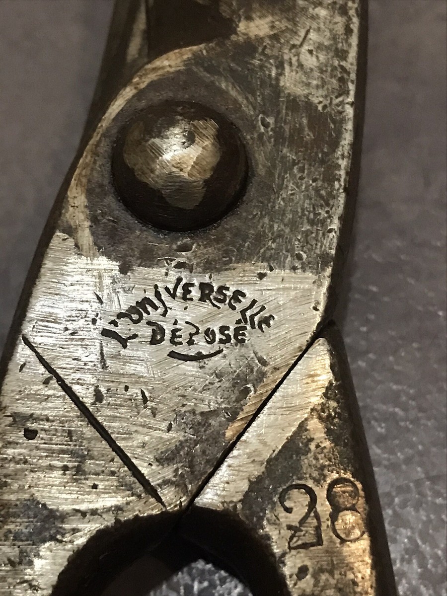 Cisailles à Tôle Vintage COMPANION – Modèle étain Copeaux 45422, Objet De Collection