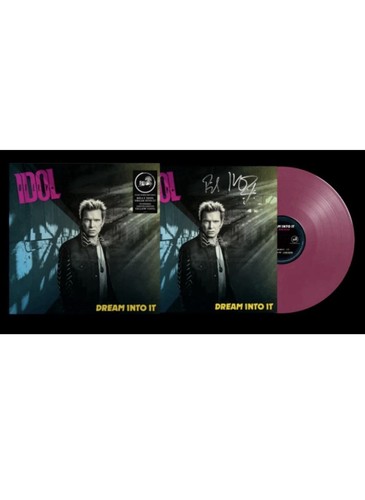 BILLY IDOL-DREAM INTO IT-LIMITED ED PURPLE VINYL w/AUTOGRAPHED INSERT-NEW SEALED - Picture 4 of 4