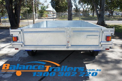 10×6 Galvanised Hydraulic Tandem Tipper Trailer Electric Brakes ATM 3500KG 3.5T - Picture 9 of 12