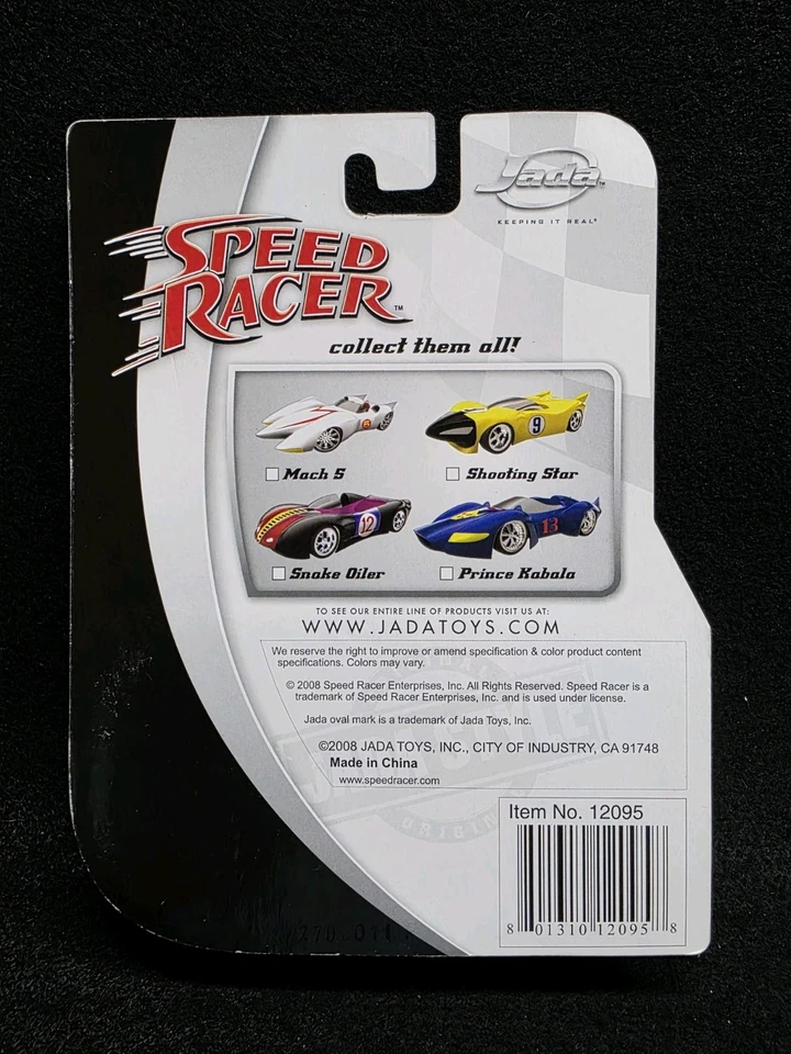 Jada Speed Racer Lot - Mach 5, Prince Kabala, Snake Oiler, Shooting Star - 1/55 - Image 3 of 4