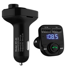 Car MP3 Audio Player Bluetooth Car Kit FM Transmitter Handsfree Calling 5V 4.1A