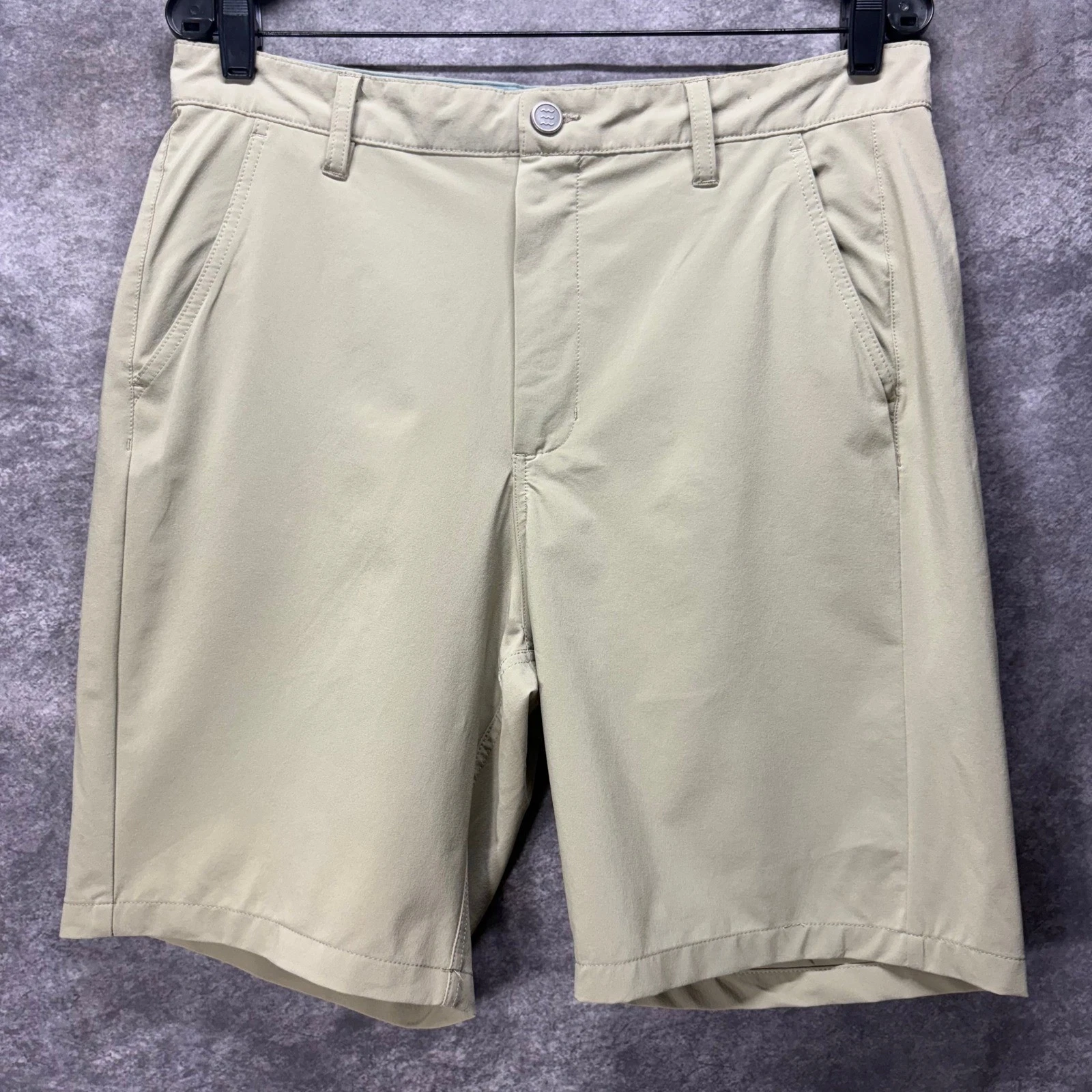 Free Fly Latitude Khaki Tan Performance Fishing Hiking Shorts Mens Size 32