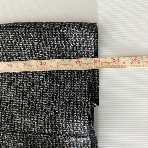 Review Skirt Womens 8 Grey Pencil Houndstooth High Rise Office Work Business - Picture 8 of 8