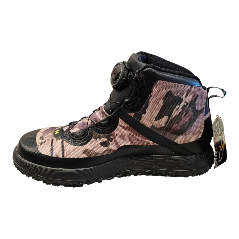 Men's Under Armour Fat Tire BOA GTX Hiking Boots Camo Size 9.5 US 1262064-900 - Image 3 of 4