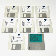 Microsoft Windows Graphical Environment 3.0 DOS Systems: Seven 3.5 Floppy Disks