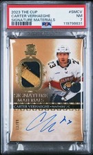 2023-24 Upper Deck The Cup Signature Materials Carter Verhaeghe Auto /99