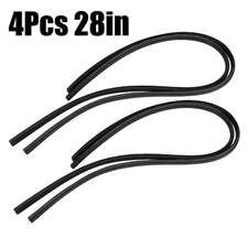 Set of 4 28 Inch Frameless Windshield Wiper Blade Refills for Vehicles