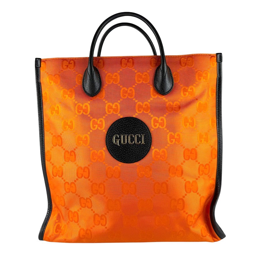 Borsa a tracolla originale Gucci Off The Grid borsa a mano arancione/nero...