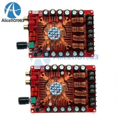 2PCS TDA7498E 160W+160W Dual Channel Audio Stereo Power Amplifier Board *wq
