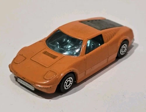 Vintage Corgi Juniors Whizzwheel Ford GT70, Die-Cast Model Car Vgc Orange 1970s