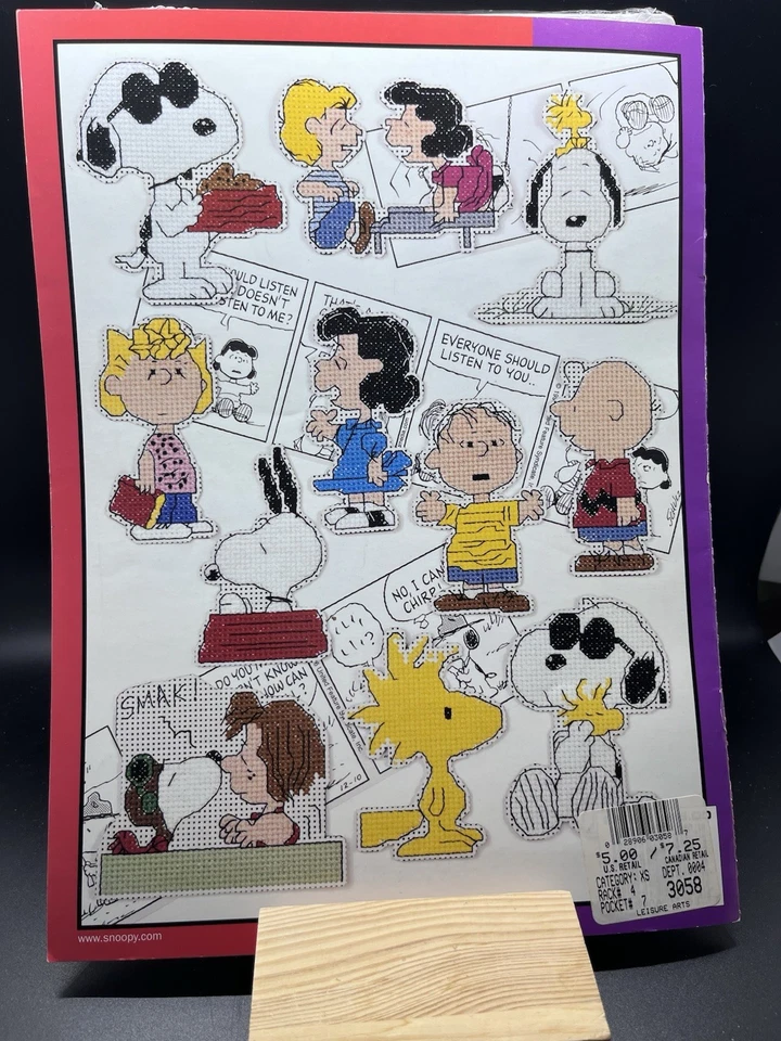 RARO DE COLECCIÓN Artes de ocio "Imanes de punto de cruz de cacahuetes" patrón folleto Foto 2 de 2