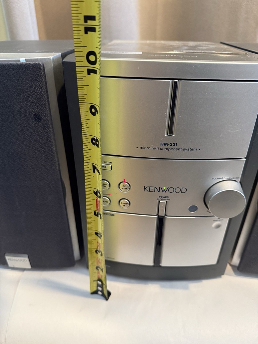 Vtg Kenwood HM 331 Micro Component System Stereo System CD