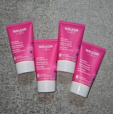 Lot of 4 Weleda Wild Rose Body Wash 1.7oz TRAVEL SIZE Exp. 6/2021