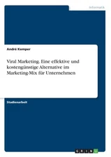 Kemper - Viral Marketing. Eine effektive und kostengnstige Alternativ - X555z