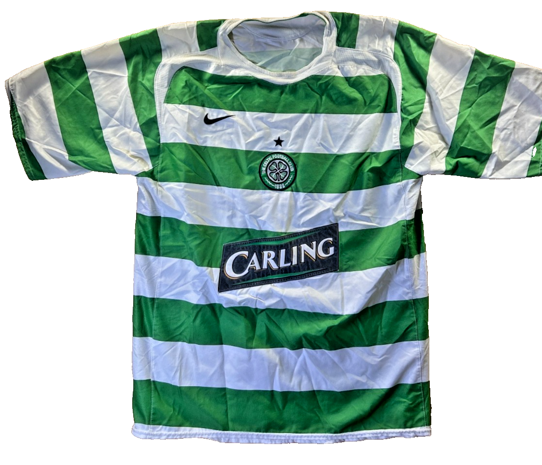 Nike Celtic FC Carling Jersey Green White Soccer Futbol Shirt