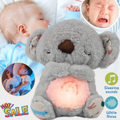 Schlummer Otter Plüschtier Koala Plüsch Stofftier Kuscheltier mit Musik & Licht