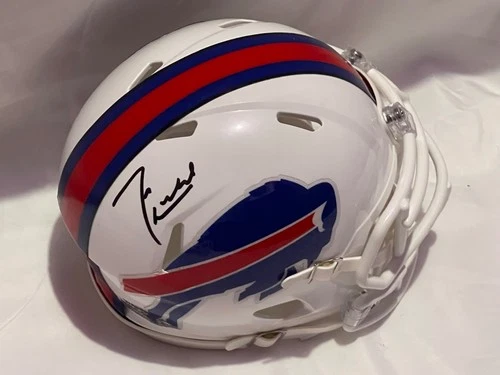 Buffalo Bills JIM LEONHARD Signed Mini Helmet