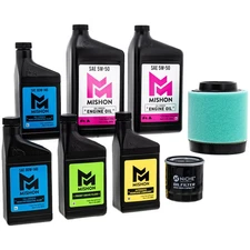 MISHON Full Service Engine Oil Change Kit for Polaris ATP 330 ATV 2004-2005